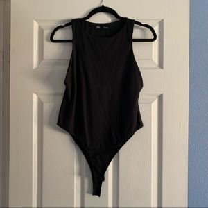 Zara Soft and Stretchy Black Bodysuit